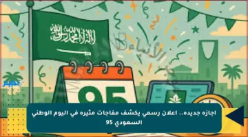 إجازة جديدة.. إعلان رسمي يكشف مفاجآت مثيرة في اليوم الوطني السعودي 95